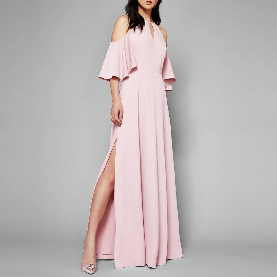 Dusky Pink Dulciee Maxi Dress - BrandAlley