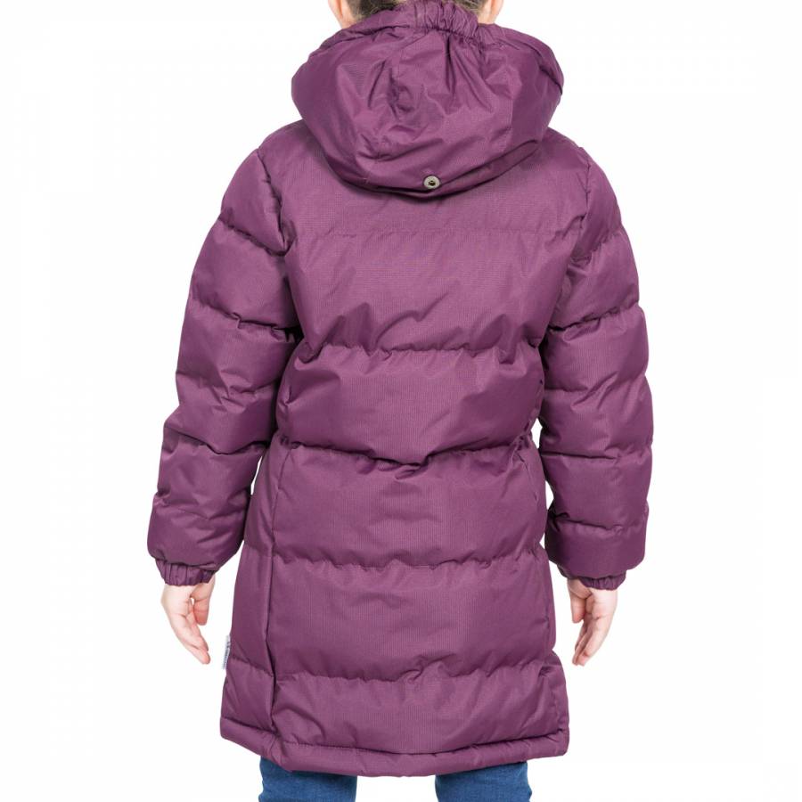 Girls Purple Tiffy Insulated Jacket - BrandAlley