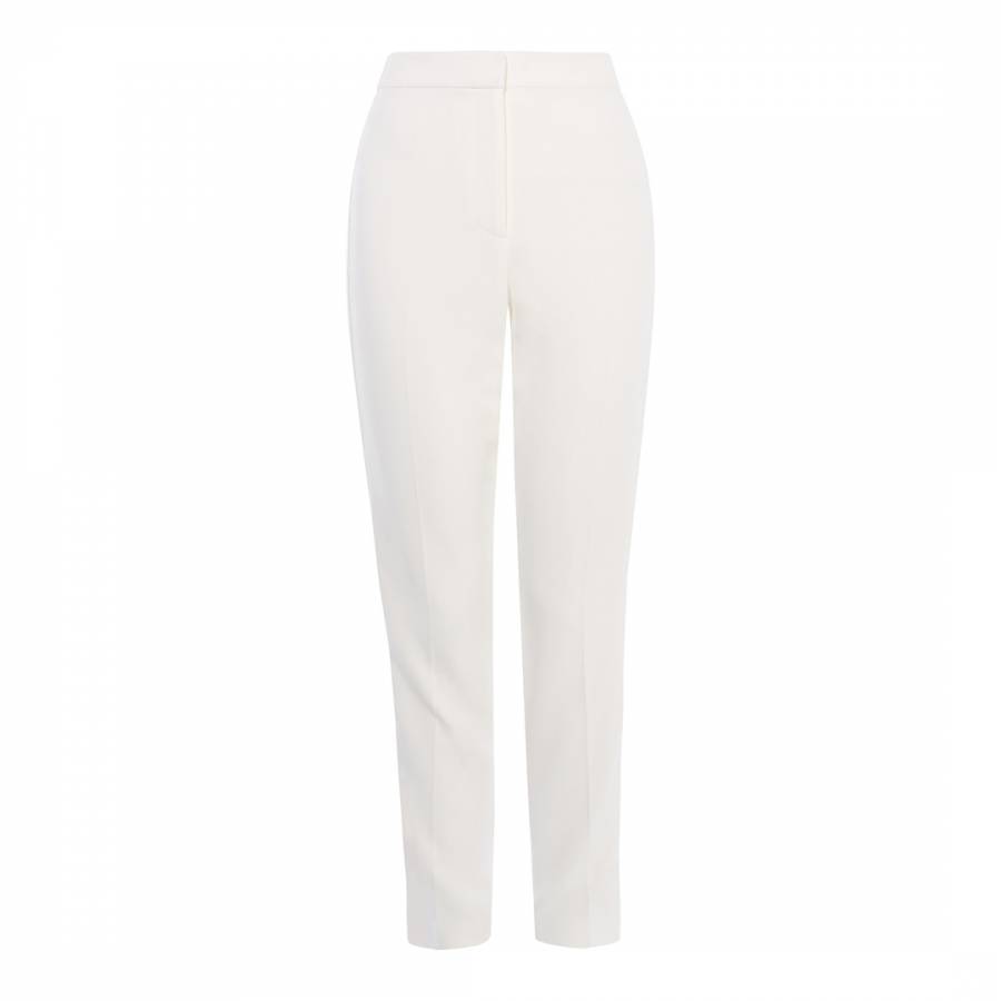 Ivory Tailored Summer Trousers - BrandAlley