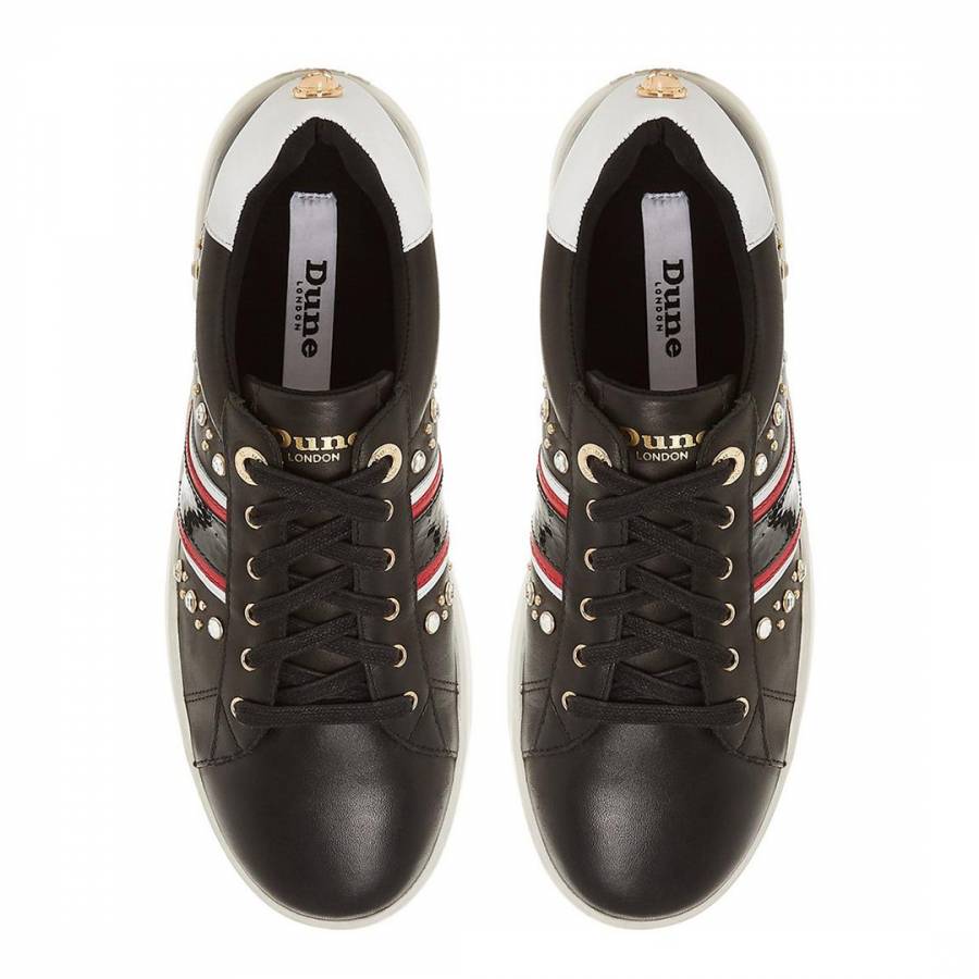 Leather Eryn Embellished Sport Trainers 