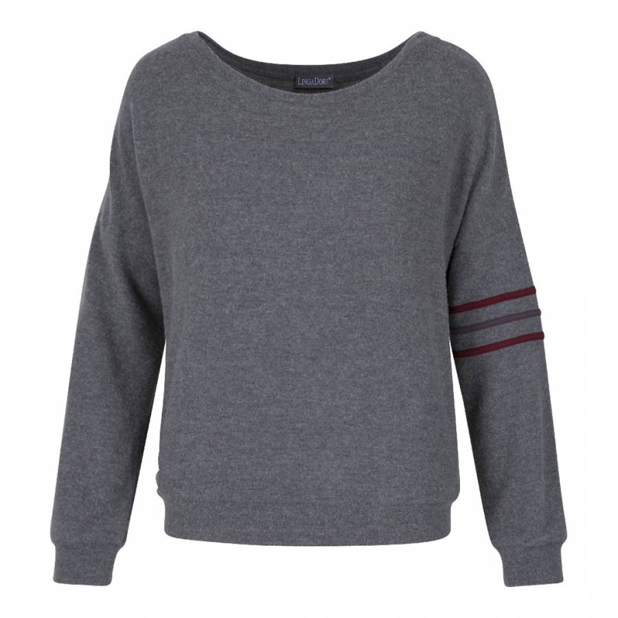 Winter Grey Bloomy Wooly Sweater - BrandAlley