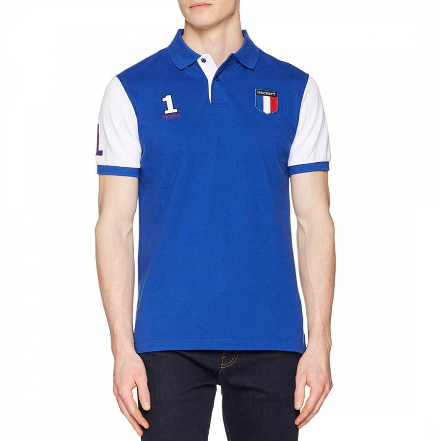 Blue/Red France Polo Top - BrandAlley