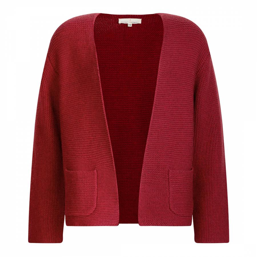 Red Lavender Fields Cardigan - BrandAlley