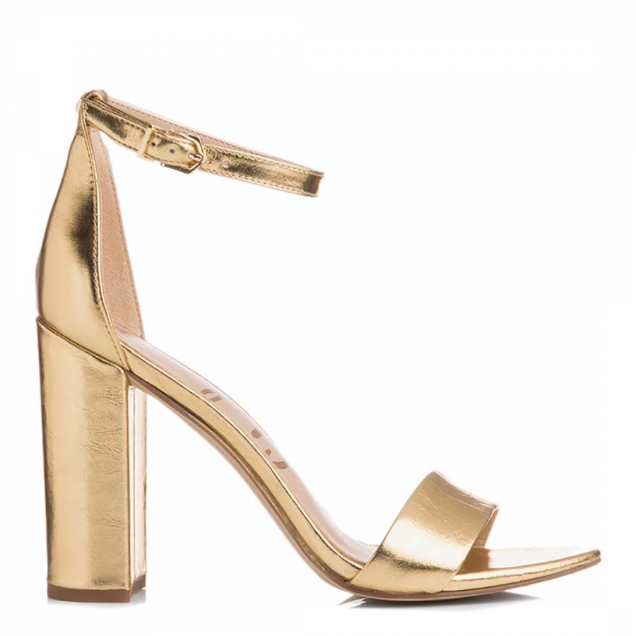 Gold Heels | Gold Strappy Heels | Gold Heels With Straps | EGO