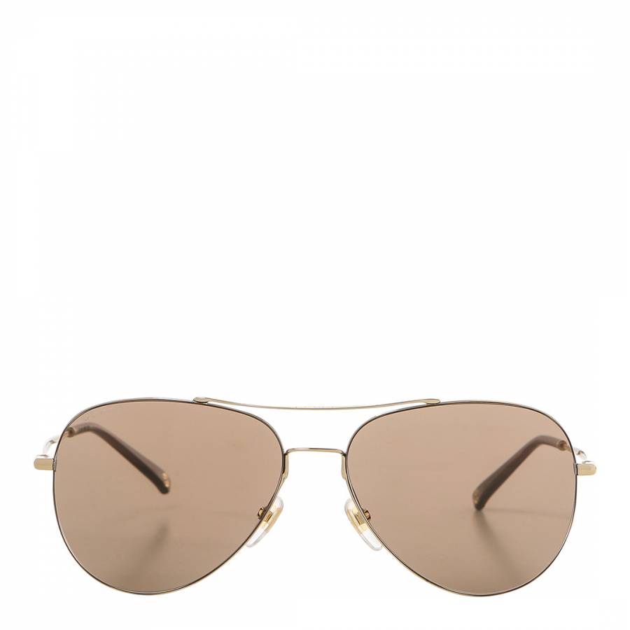 Men's Gold Aviator Gucci Sunglasses 59mm - BrandAlley