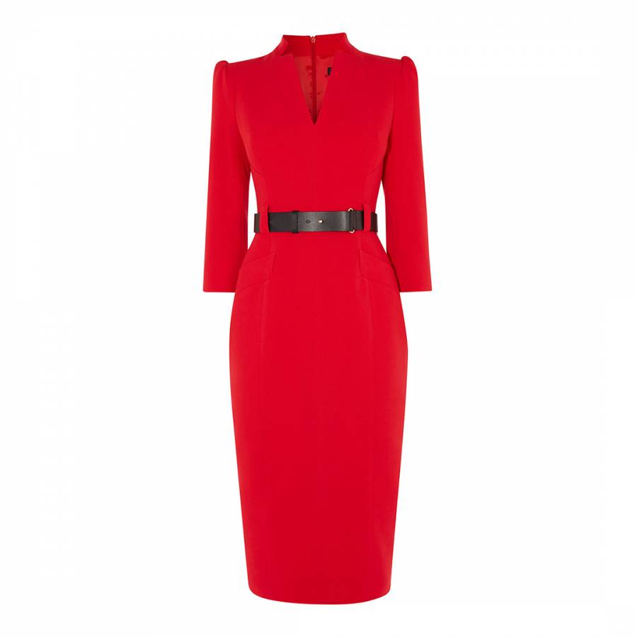 Red Minimal Forever Dress - BrandAlley