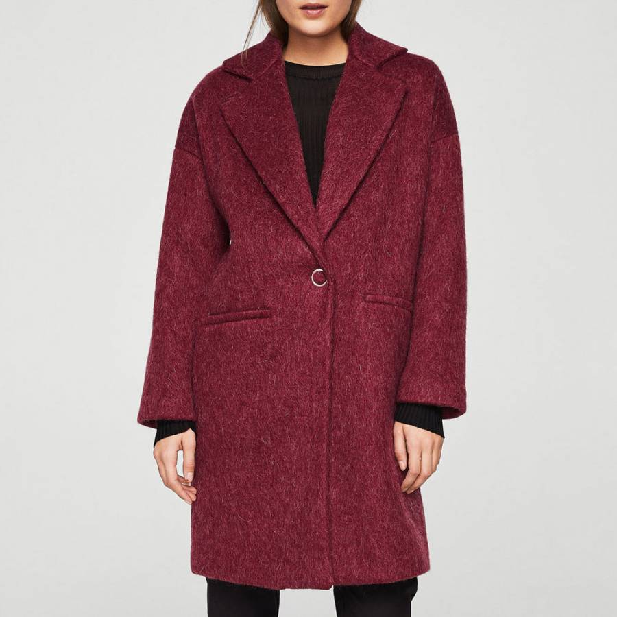 Mohair wool-blend coat - BrandAlley