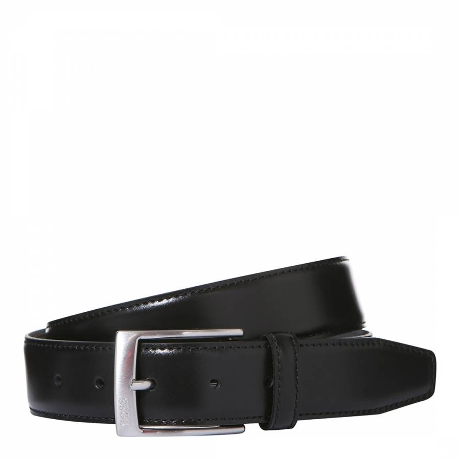 Black Esily Leather Belt - BrandAlley