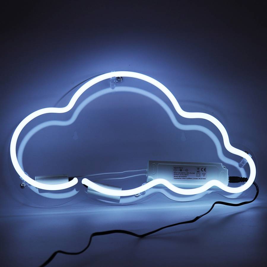 Neon Cloud Wall Decoration - BrandAlley