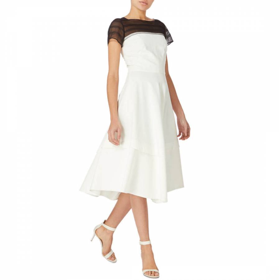 Ecru Harmony Soft Tailored Dress - BrandAlley