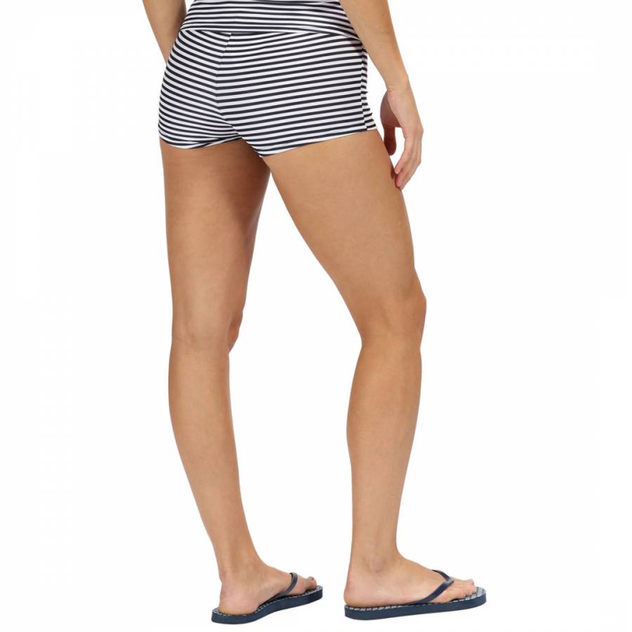 Navy Stripe Aceana Bikini Shorts - BrandAlley
