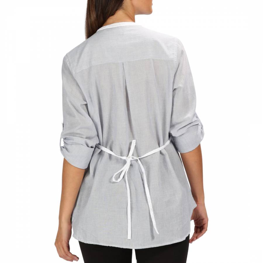 Grey Stripe Maladee Shirt - BrandAlley