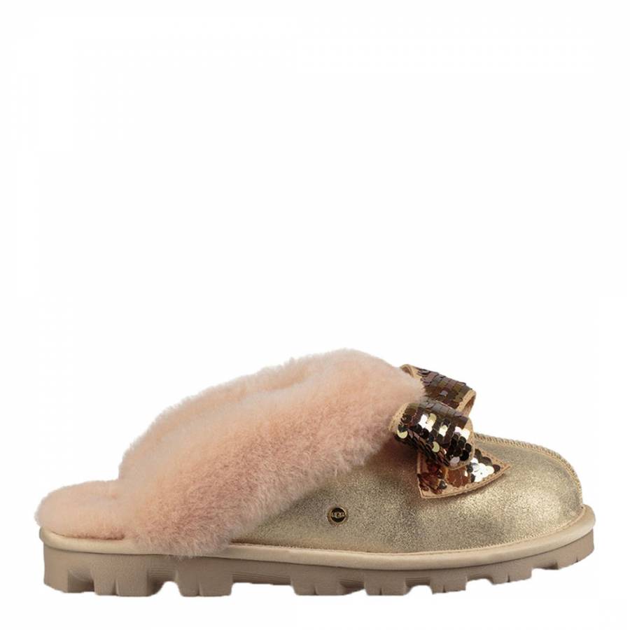 ugg sequin bow slippers