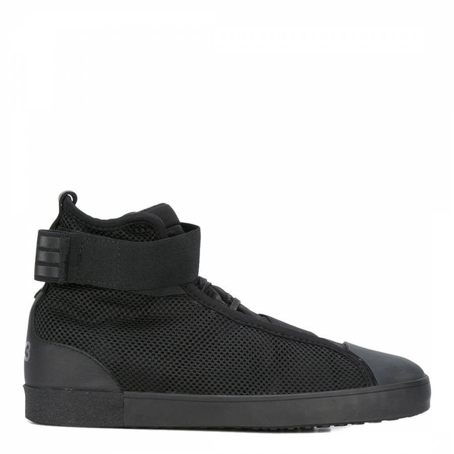 Black Y-3 Loop Court Hi-Top Sneakers 