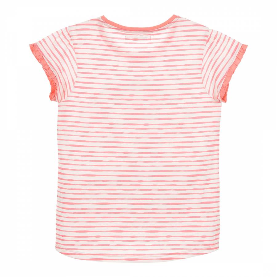 Girls Pink Tropical T Shirt - BrandAlley
