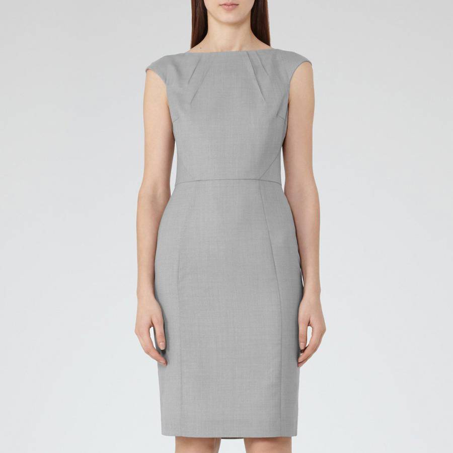 Grey Kent Tailored Dress - BrandAlley