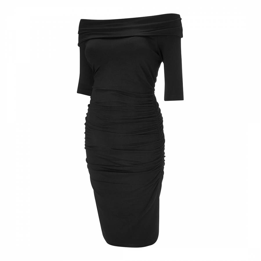 Black Clifton Maternity Dress - BrandAlley