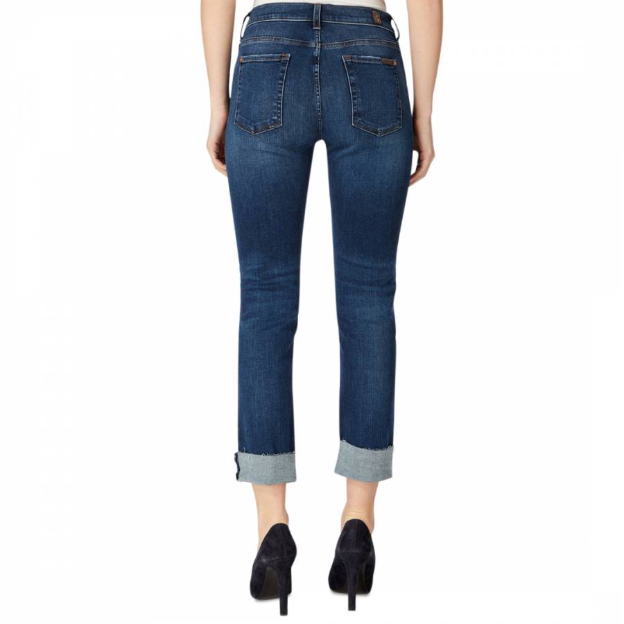 Indigo Illusion Stretch Relaxed Skinny Jeans - BrandAlley