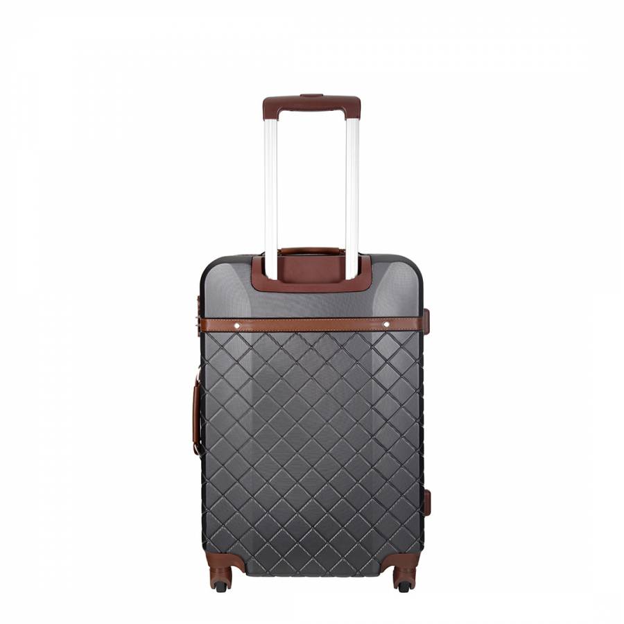 Platinum White Trendy 4 Wheeled Suitcase - BrandAlley