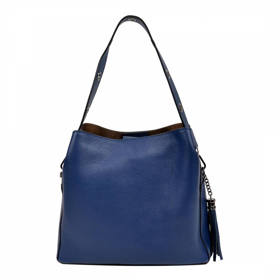 Blue Top Handle Bag - BrandAlley