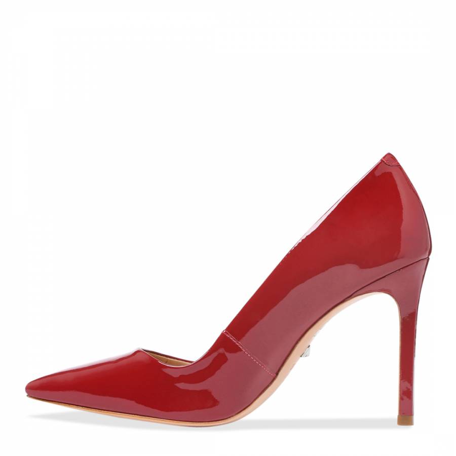 Red Patent Farrah Heeled Shoes - BrandAlley