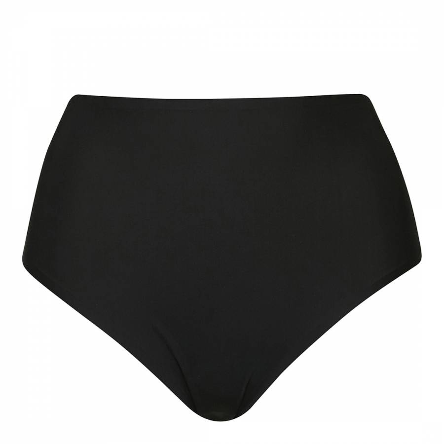 Black Smoothing High-Waisted Brief - BrandAlley