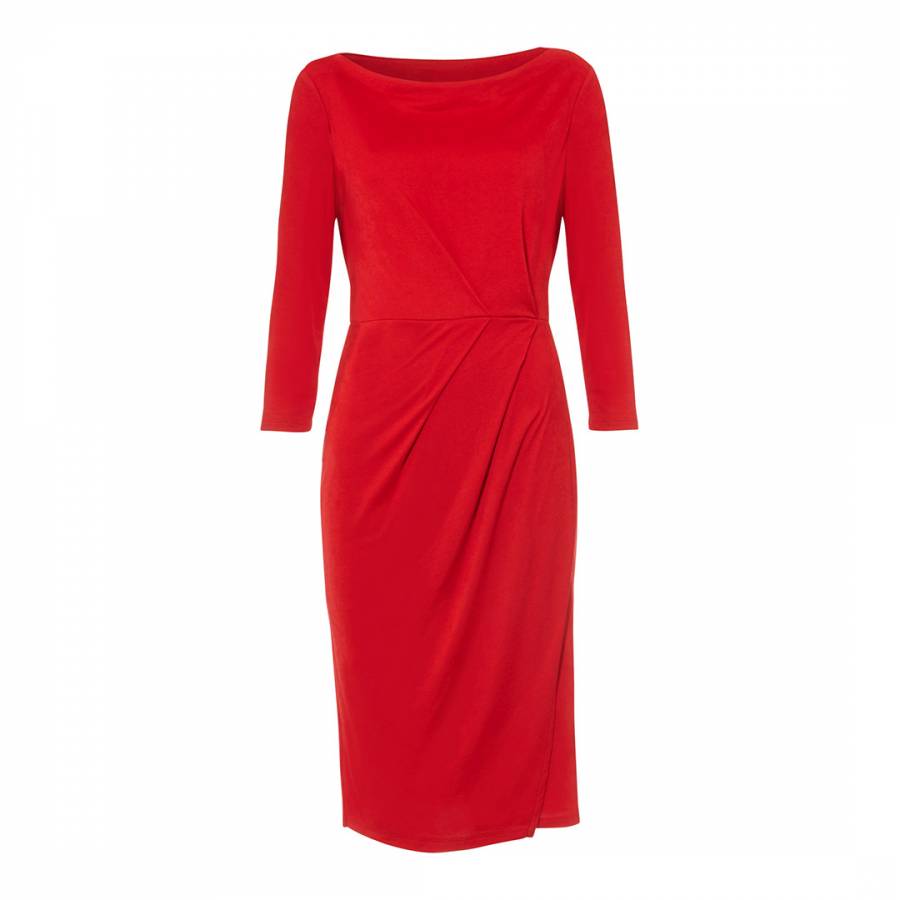 Red Latoya Dress - BrandAlley