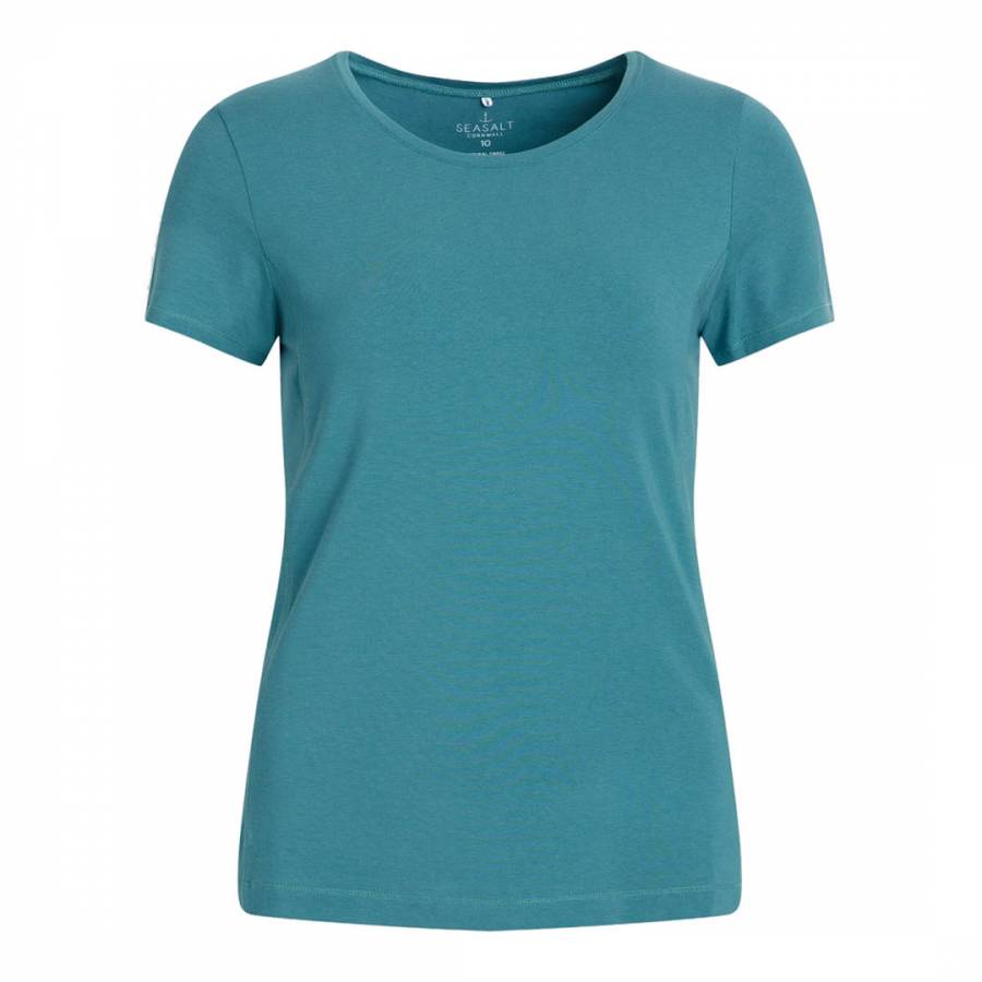 Sea Blue Hazy Light T-Shirt - BrandAlley