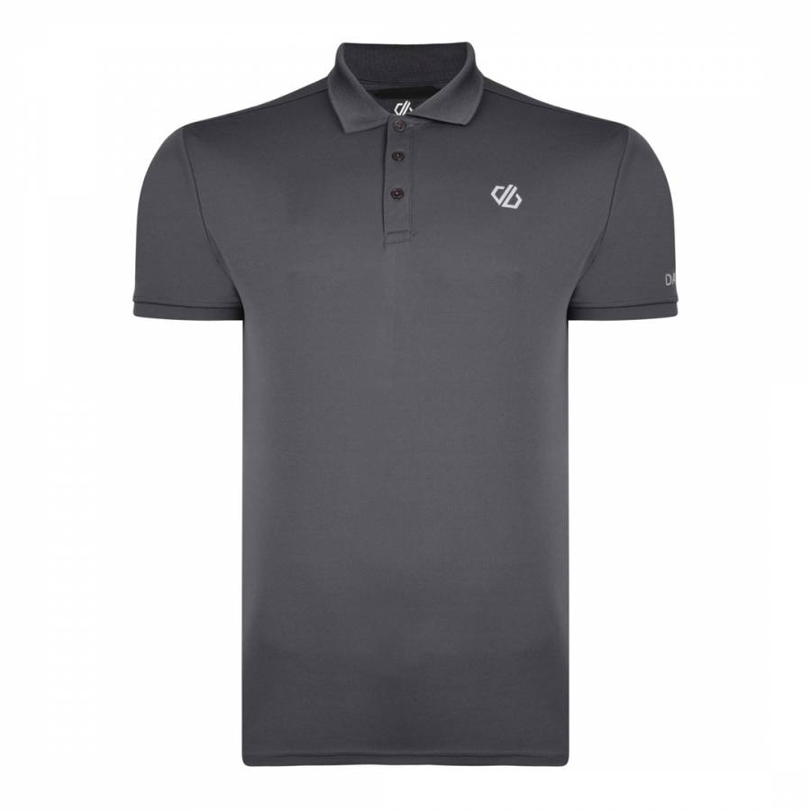 Quarry Grey Delineate Polo Shirt - BrandAlley