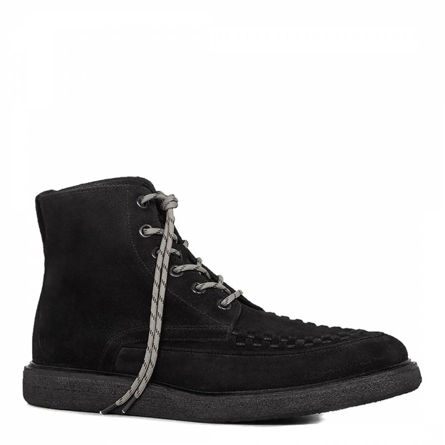 Black Moth Leather Boots - BrandAlley