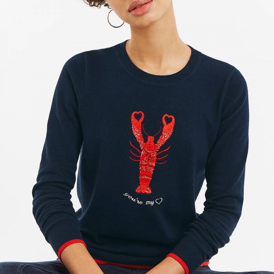 Navy Bobbie Lobster Jumper - BrandAlley