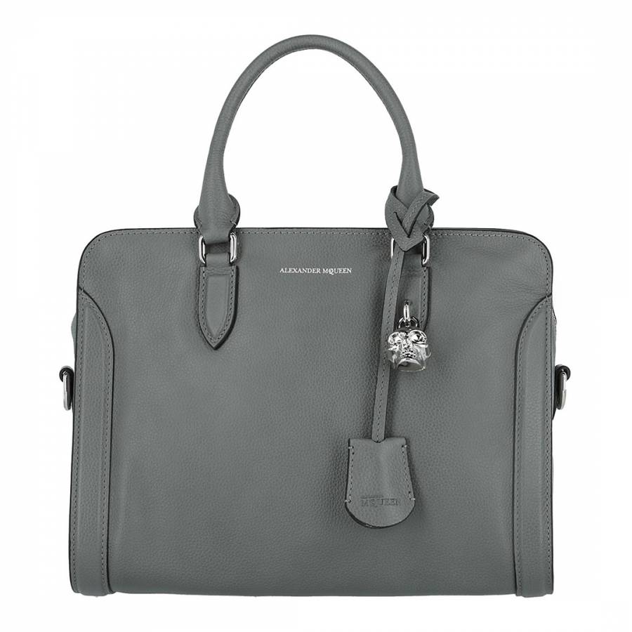 Grey Small Padlock Handbag - BrandAlley