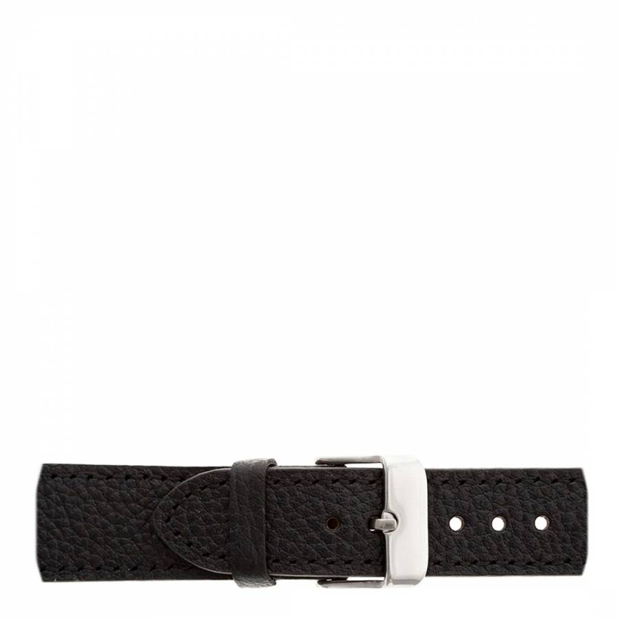 Women's Black Ruinette Lychee Leather Watch 36mm - BrandAlley