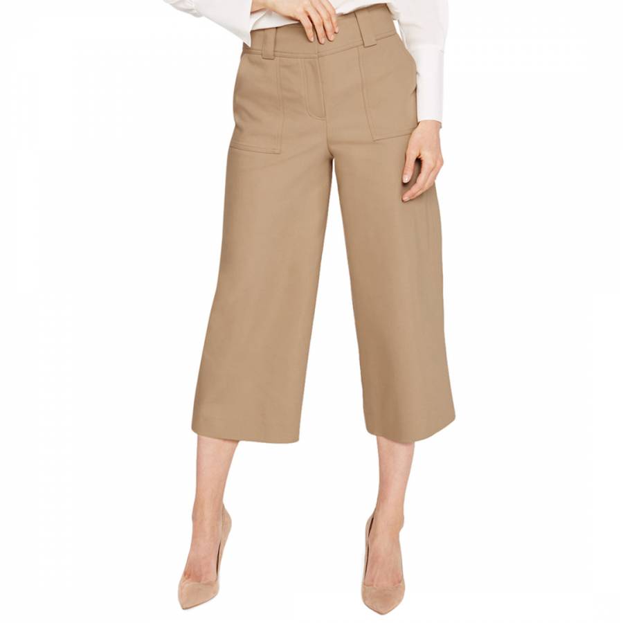 Camel Leah Trousers - BrandAlley