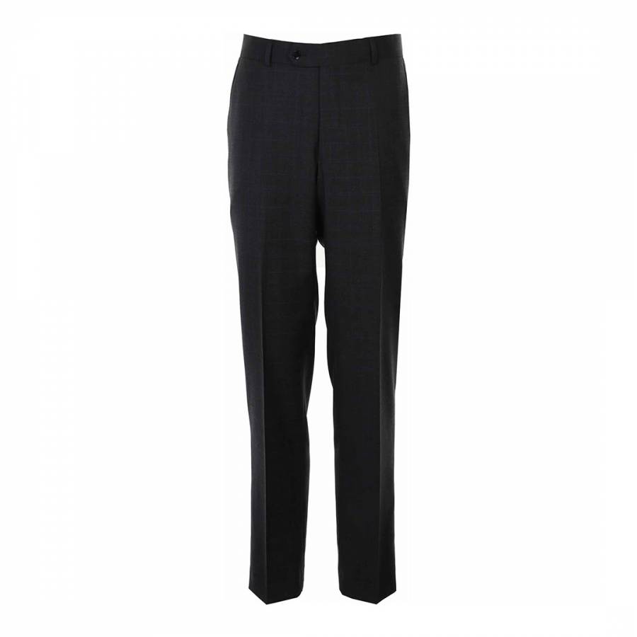 Charcoal Wool Trousers - BrandAlley