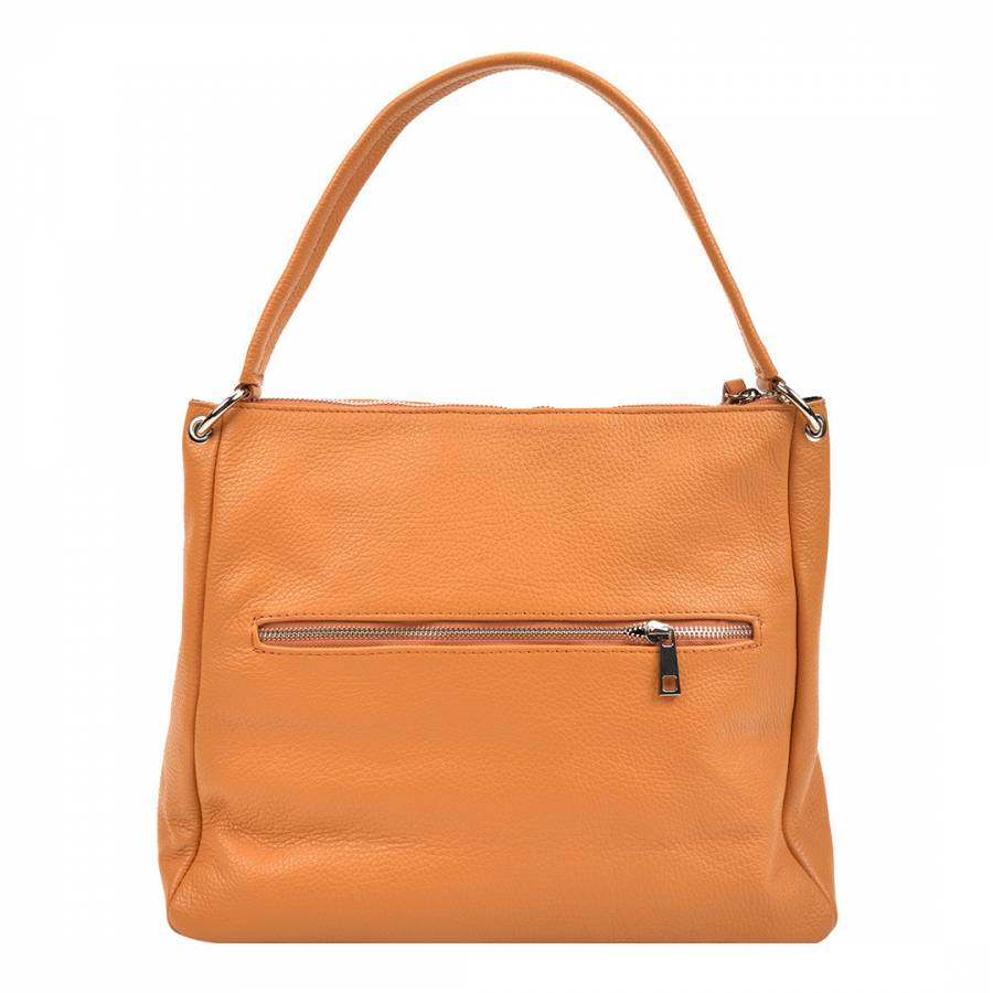 Brown Leather Handbag - BrandAlley