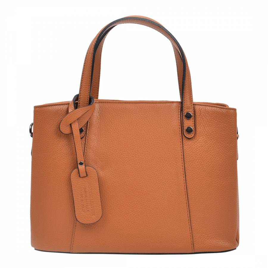 Brown Top Handle Bag - BrandAlley