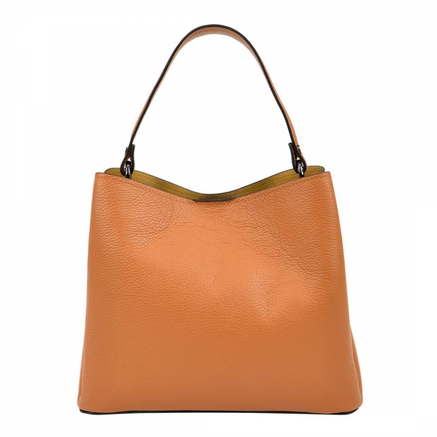 Brown Leather Tote Bag - BrandAlley