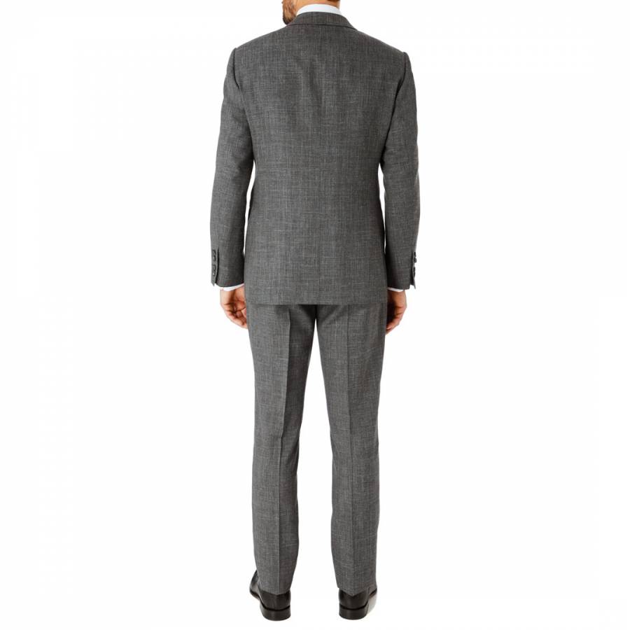 Grey Mayfair Tailored Wool/Silk/Linen Suit - BrandAlley