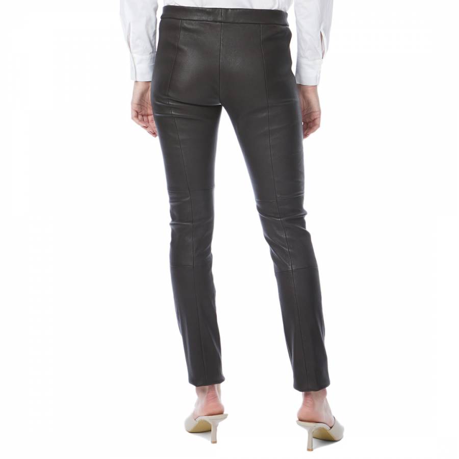 Brown Leather Trousers - BrandAlley