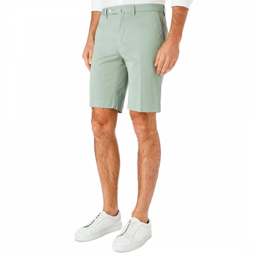 Green Core Amalfi Cotton Stretch Shorts - BrandAlley