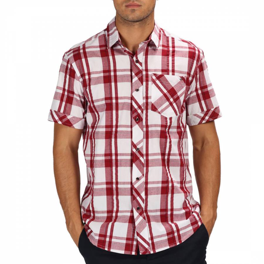 White/Red Deakin III Shirt - BrandAlley