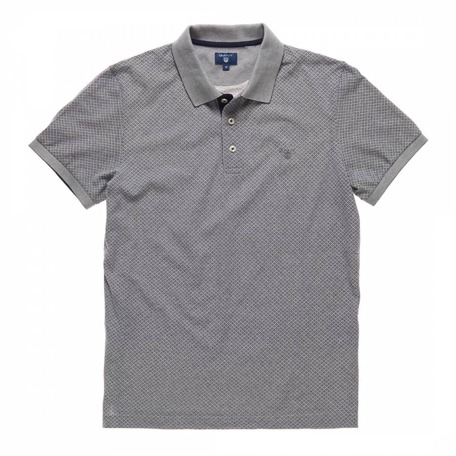 Grey Oxford Polo Shirt - BrandAlley
