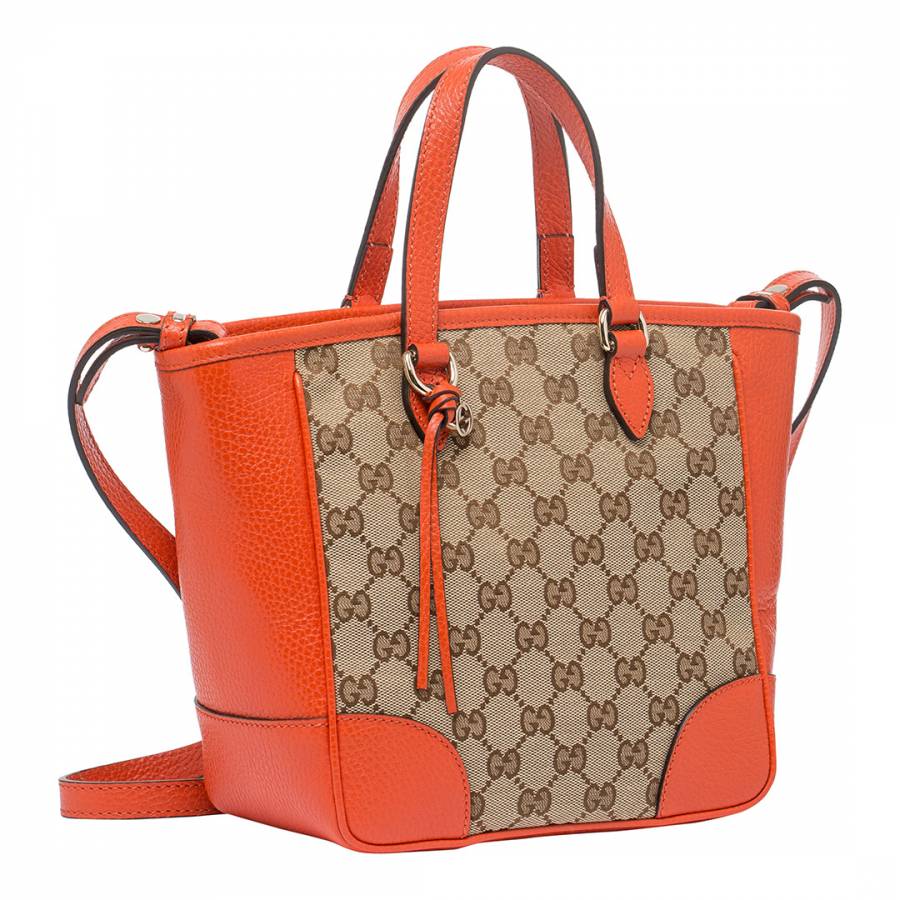 Orange Gucci Monogram Tote Bag - BrandAlley