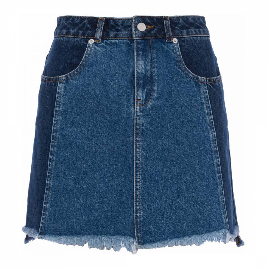 Blue Denim Laos Mini Skirt - BrandAlley