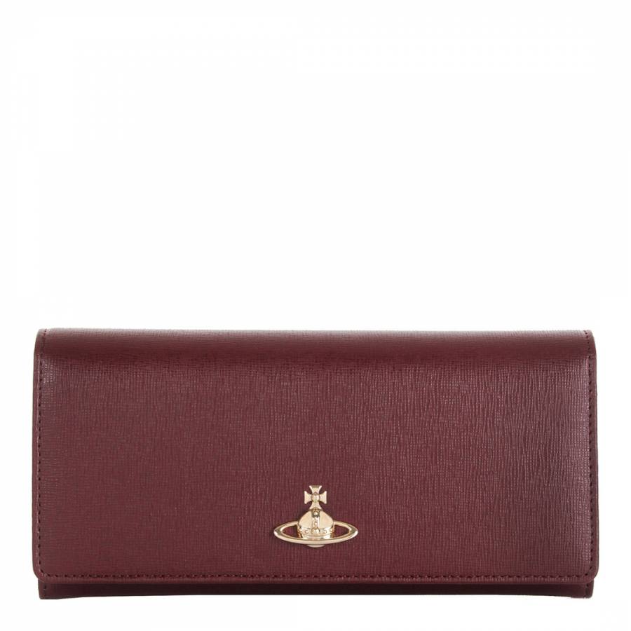 Burgundy Victoria Classic Credit Card Wallet - BrandAlley