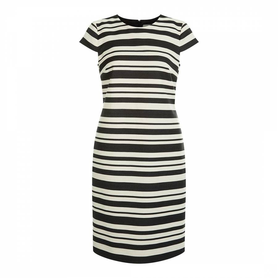 Black Stripe Andara Dress - BrandAlley