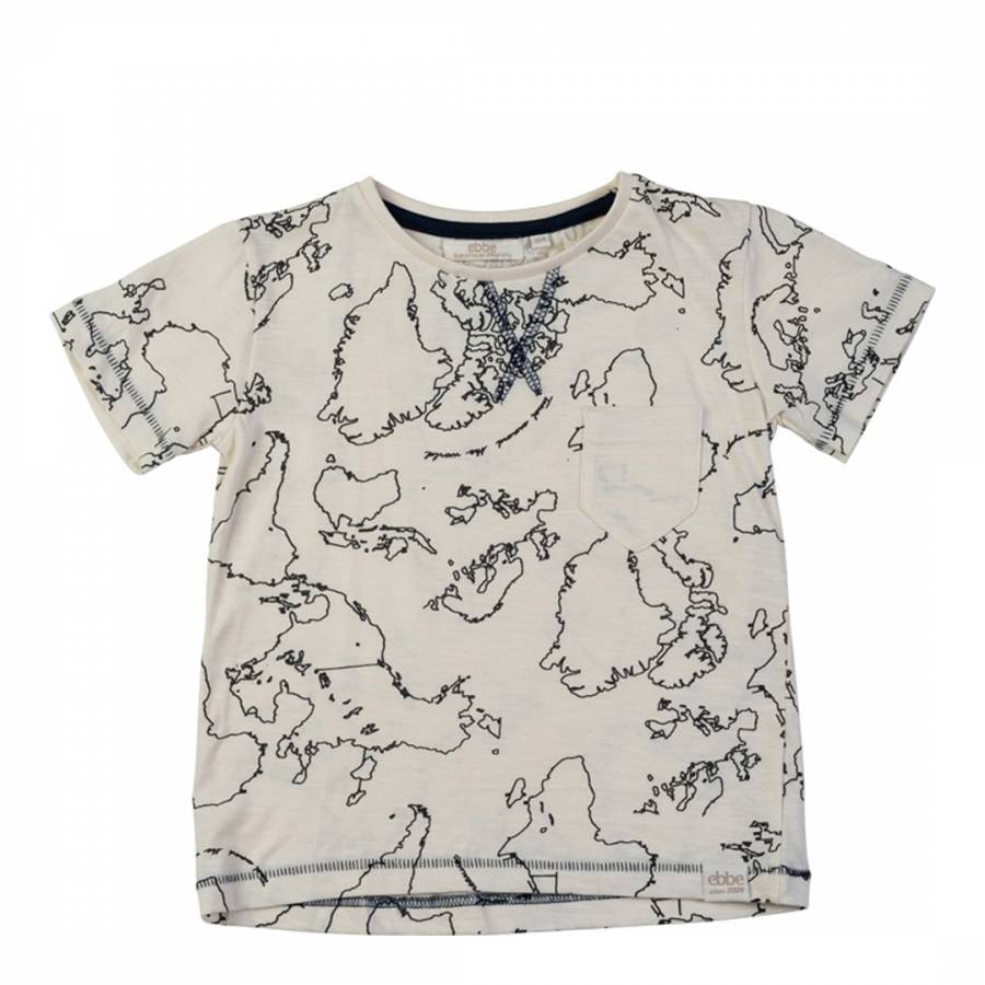 Off White Maps Zeven T-Shirt - BrandAlley