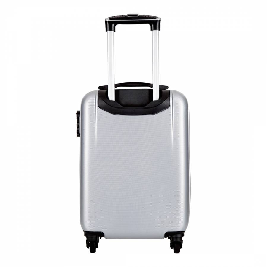 Silver 4 Wheel Juice Cabin Suitcase 46cm - BrandAlley
