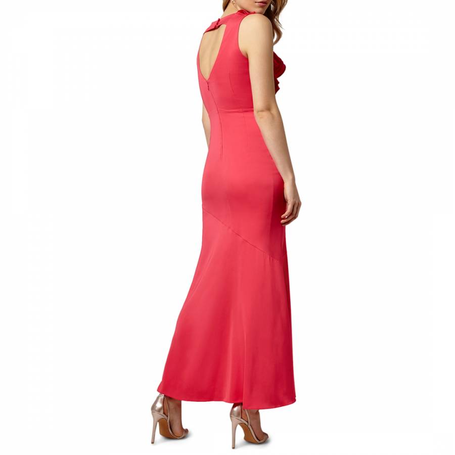 Coral Brittany Frill Dress - BrandAlley
